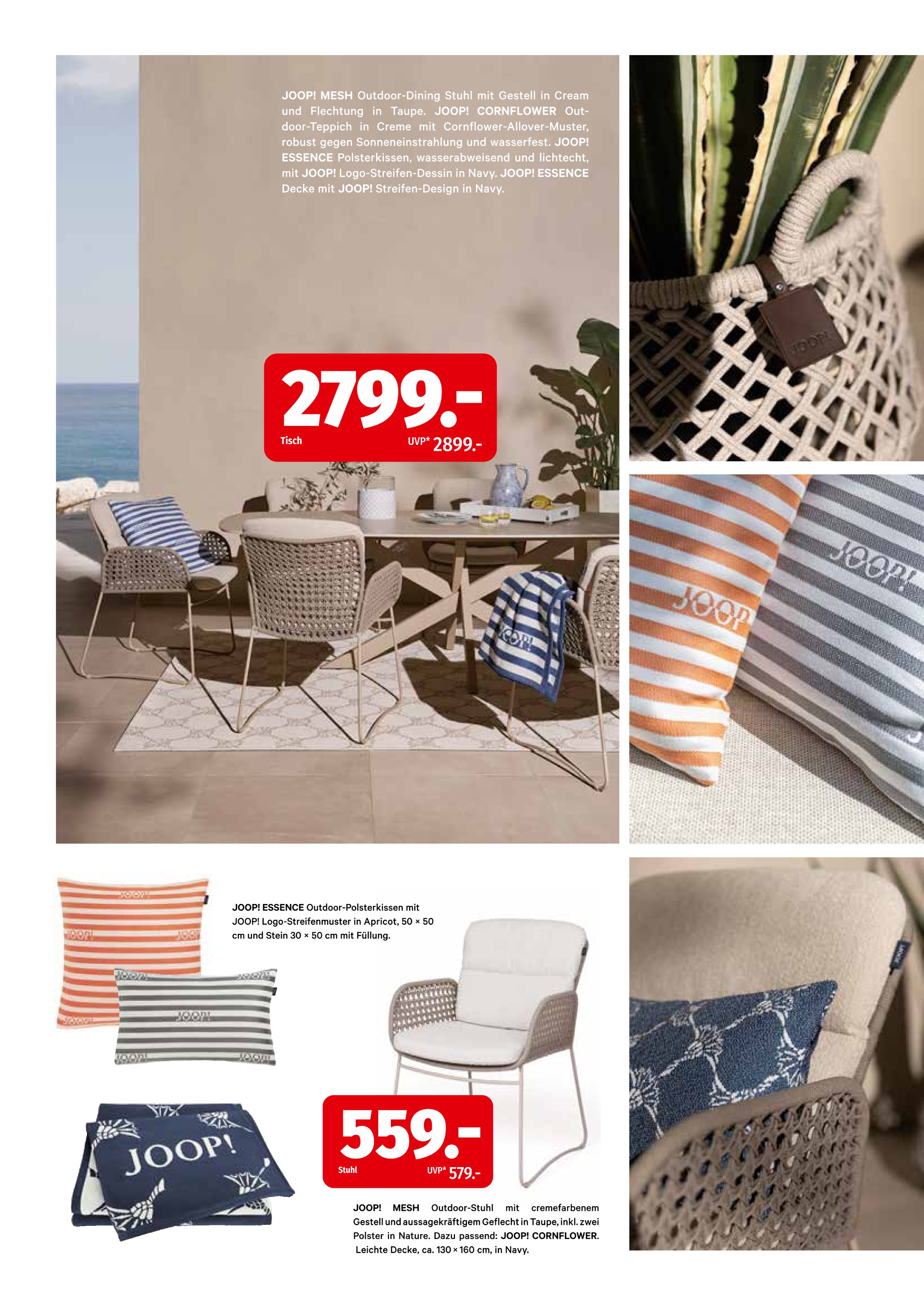 Aktueller Segmüller Prospekt "JOOP! OUTDOOR COLLECTIONS" mit 10 Seiten